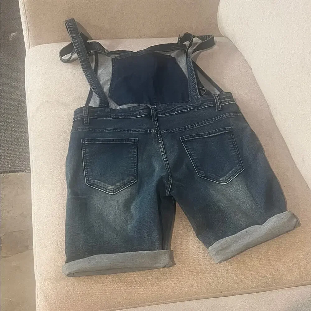 Distressed Denim Overalls (unisex)